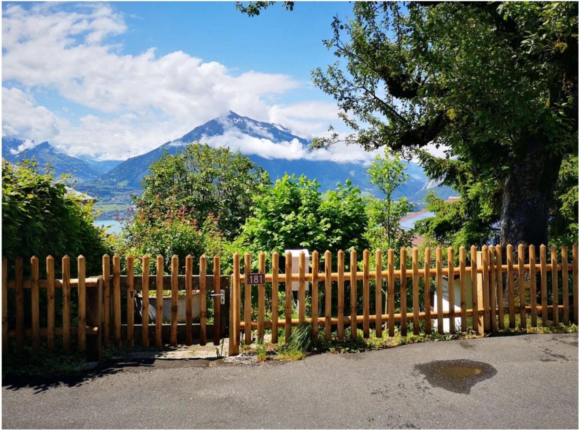 Chalet With View Of The Mountains And The Thun Lake Sigriswil Dış mekan fotoğraf