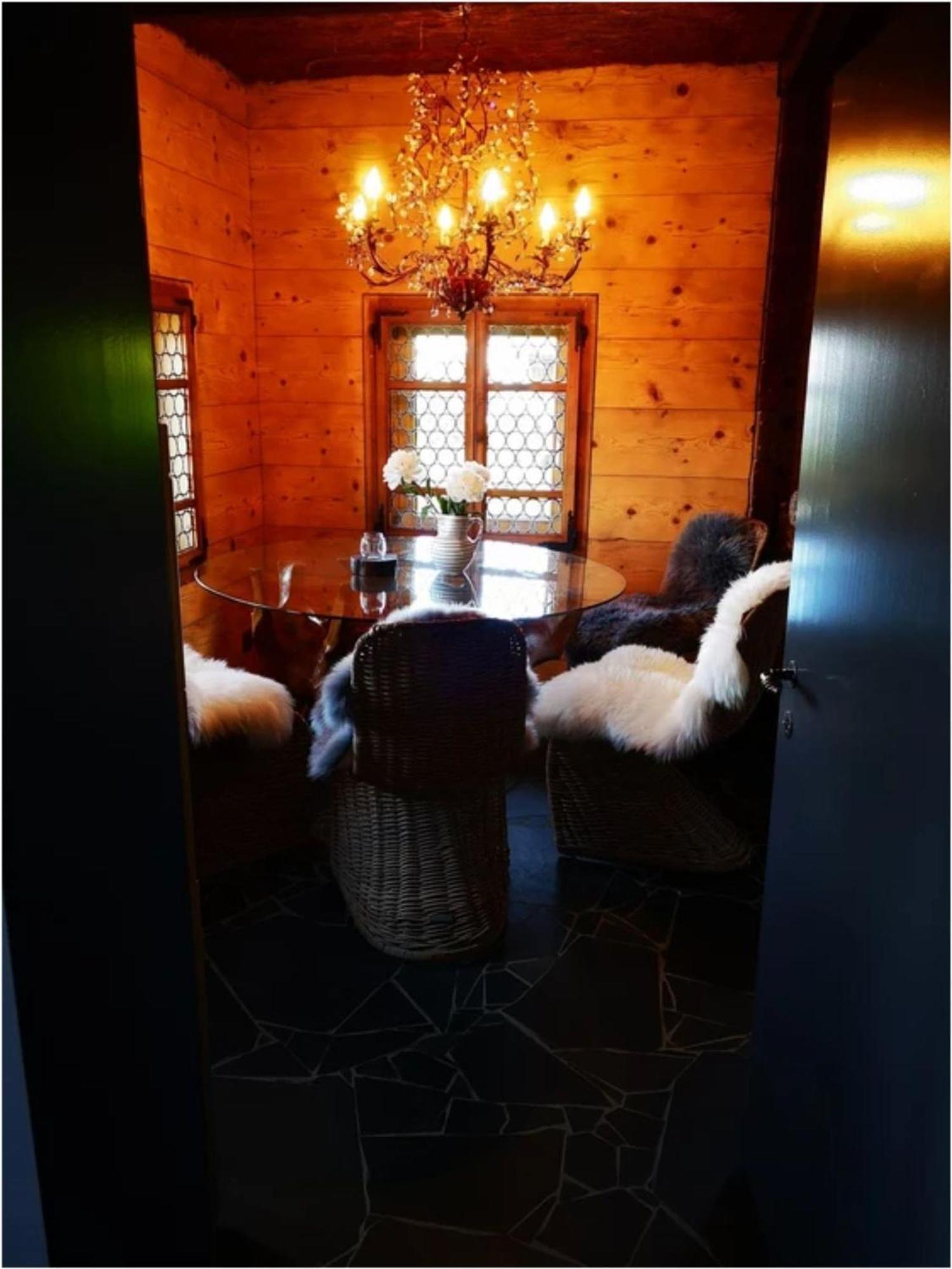 Chalet With View Of The Mountains And The Thun Lake Sigriswil Dış mekan fotoğraf